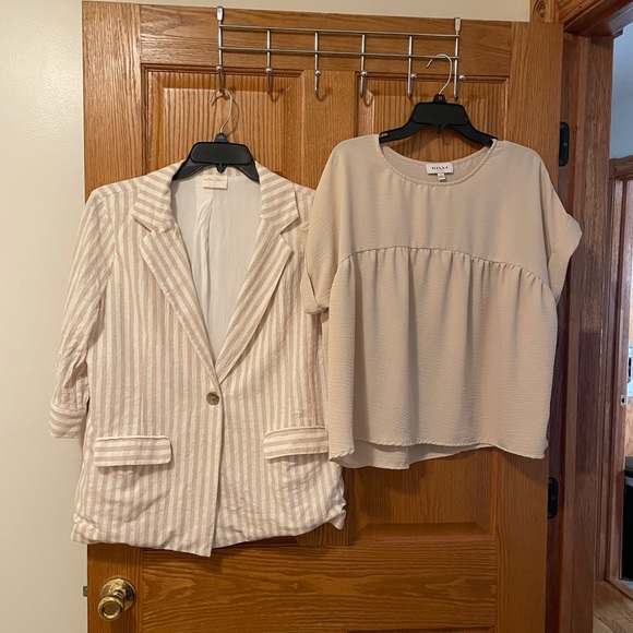 Jackets & Blazers - ADA FAYE SUIT JACKET AND UNDERSHIRT